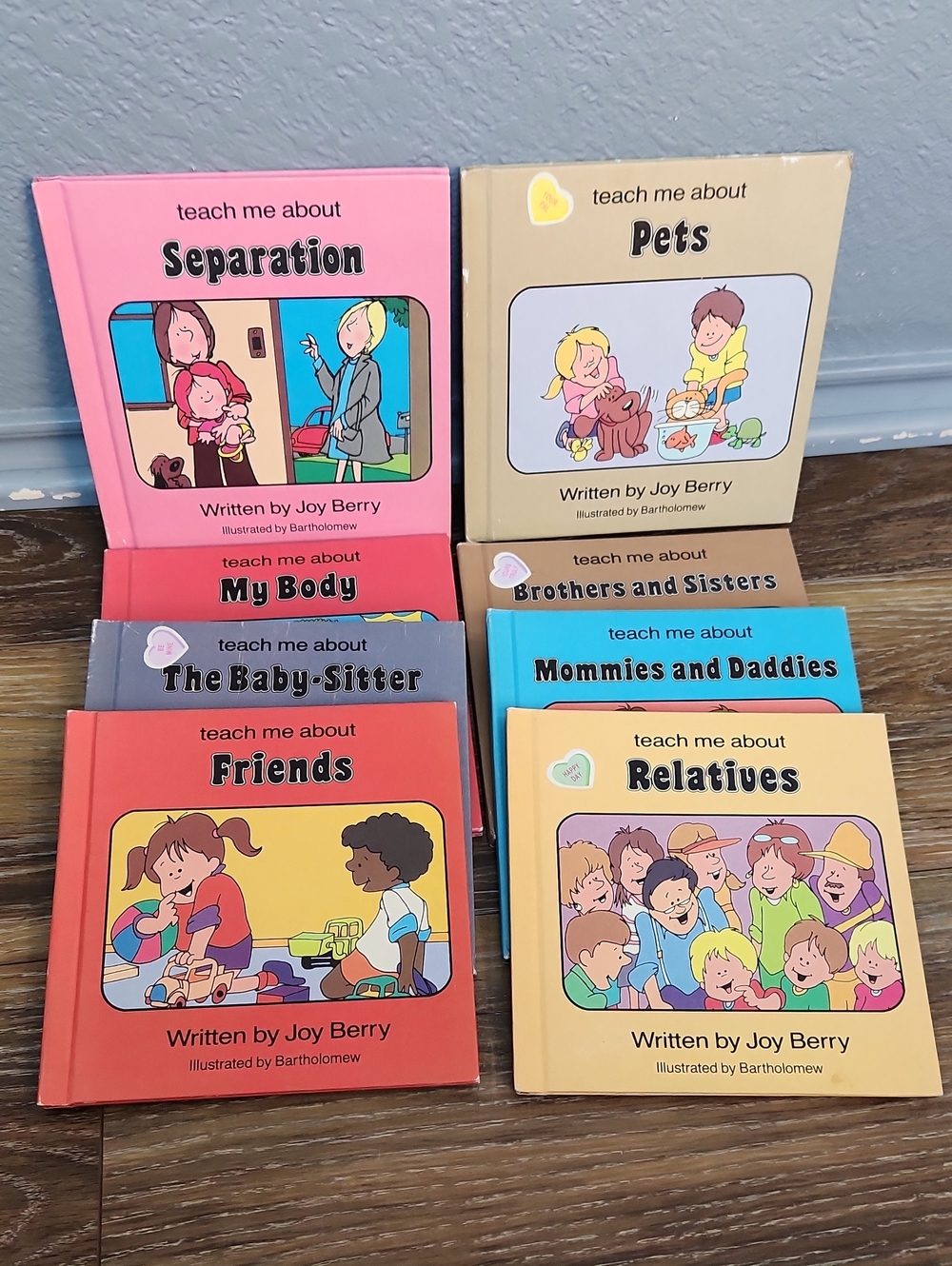 Lot of 8 Vintage Joy Berry Teach Me About Books